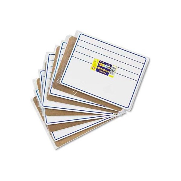 The Chenille Kraft Company Chenille Kraft 9882-10 Student Dry-Erase Boards, 12 x 9, Blue/White, 10/Set 9882-10 - main